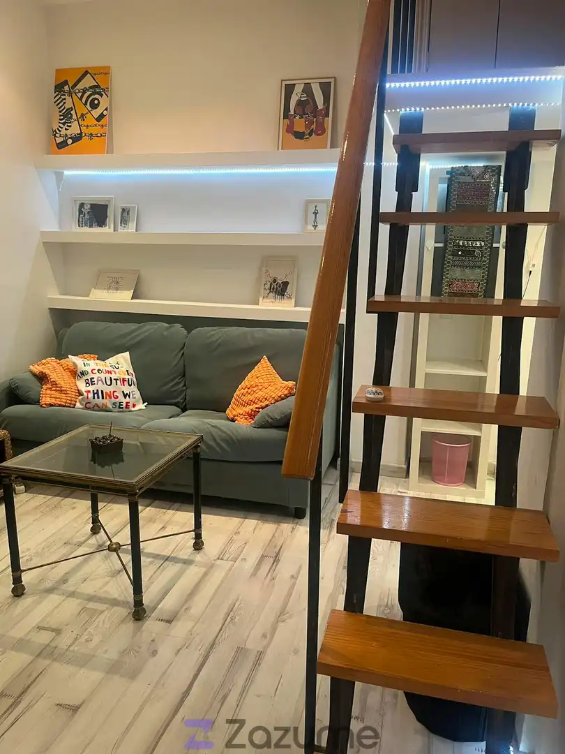 Living room of Apartments for rent in Madrid  with Heating, Terrace and Furnished