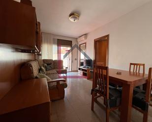 Living room of Attic for sale in  Barcelona Capital  with Air Conditioner, Furnished and Balcony