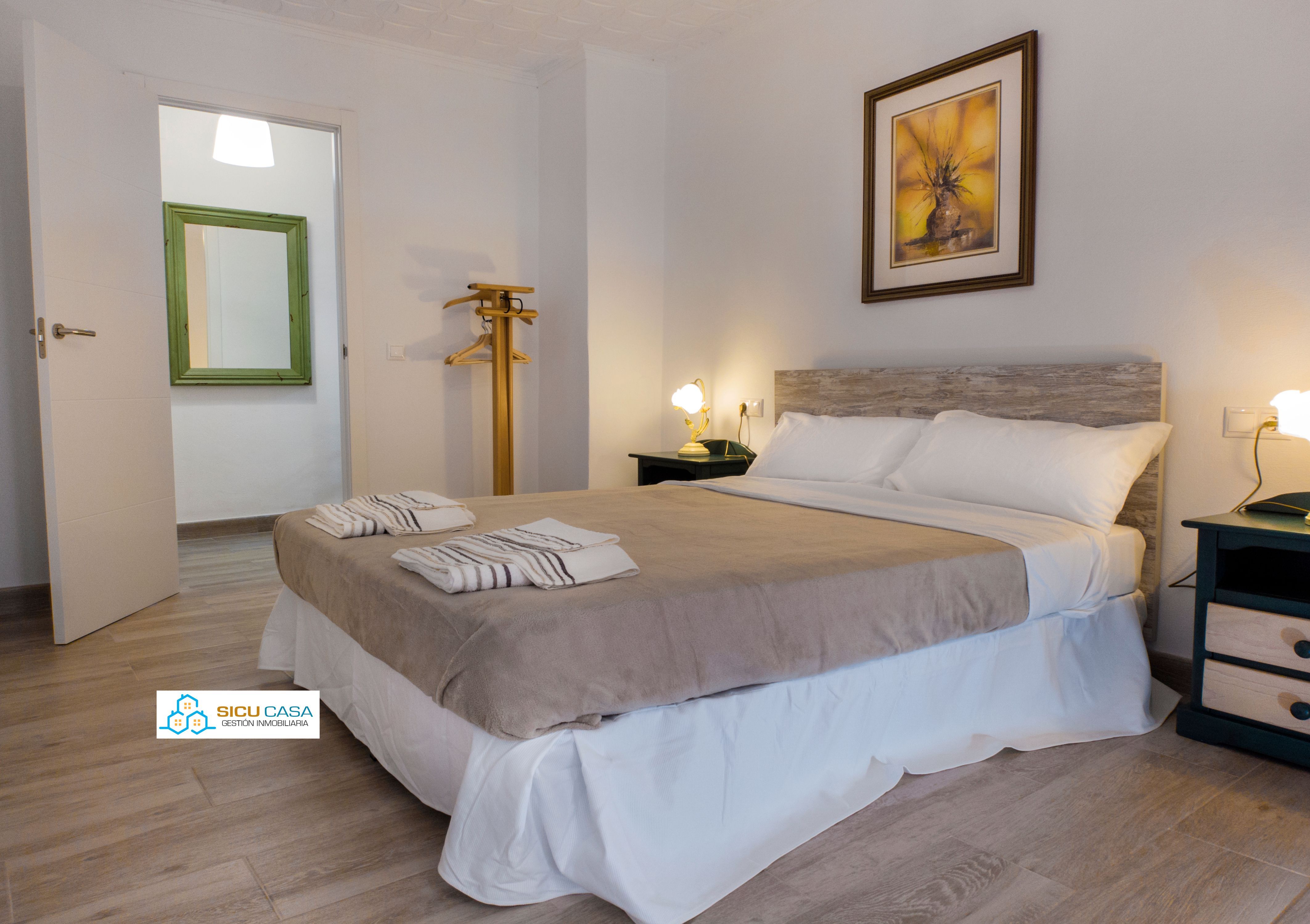 Schlafzimmer von Wohnungen miete in Jijona / Xixona mit Heizung, Möbliert und Ofen