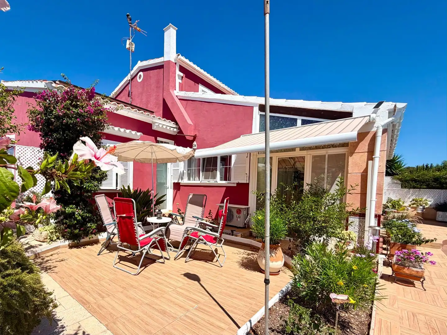 Terrace of Houses for sale in Sant Lluís  with Air Conditioner, Heating and Private garden