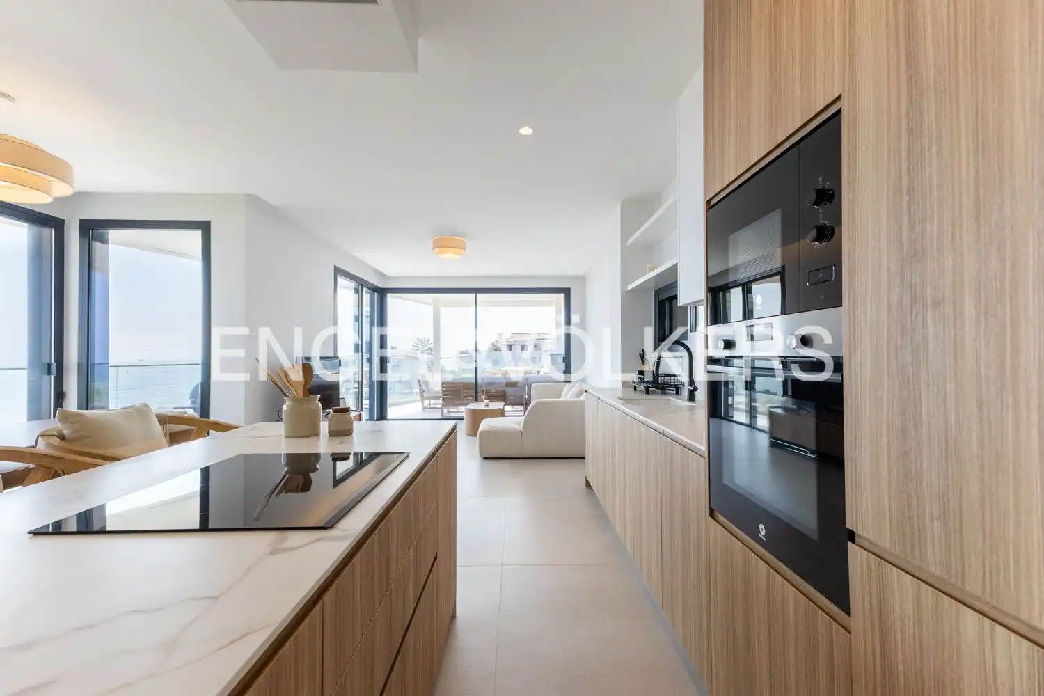 Cocina de Ático en venta en Dénia con Aire acondicionado, Calefacción y Jardín privado
