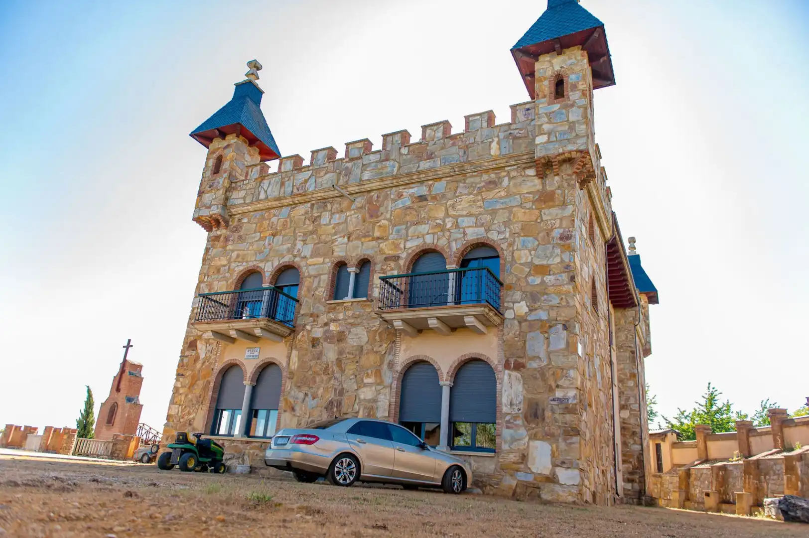 Vista exterior de Casa o chalet en venta en Quintana del Castillo con Calefacción, Jardín privado y Terraza