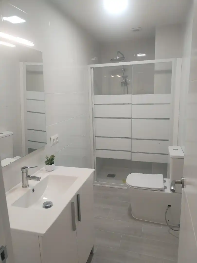 Bathroom of Flat for rent in Aljaraque  with Furnished and Washing machine