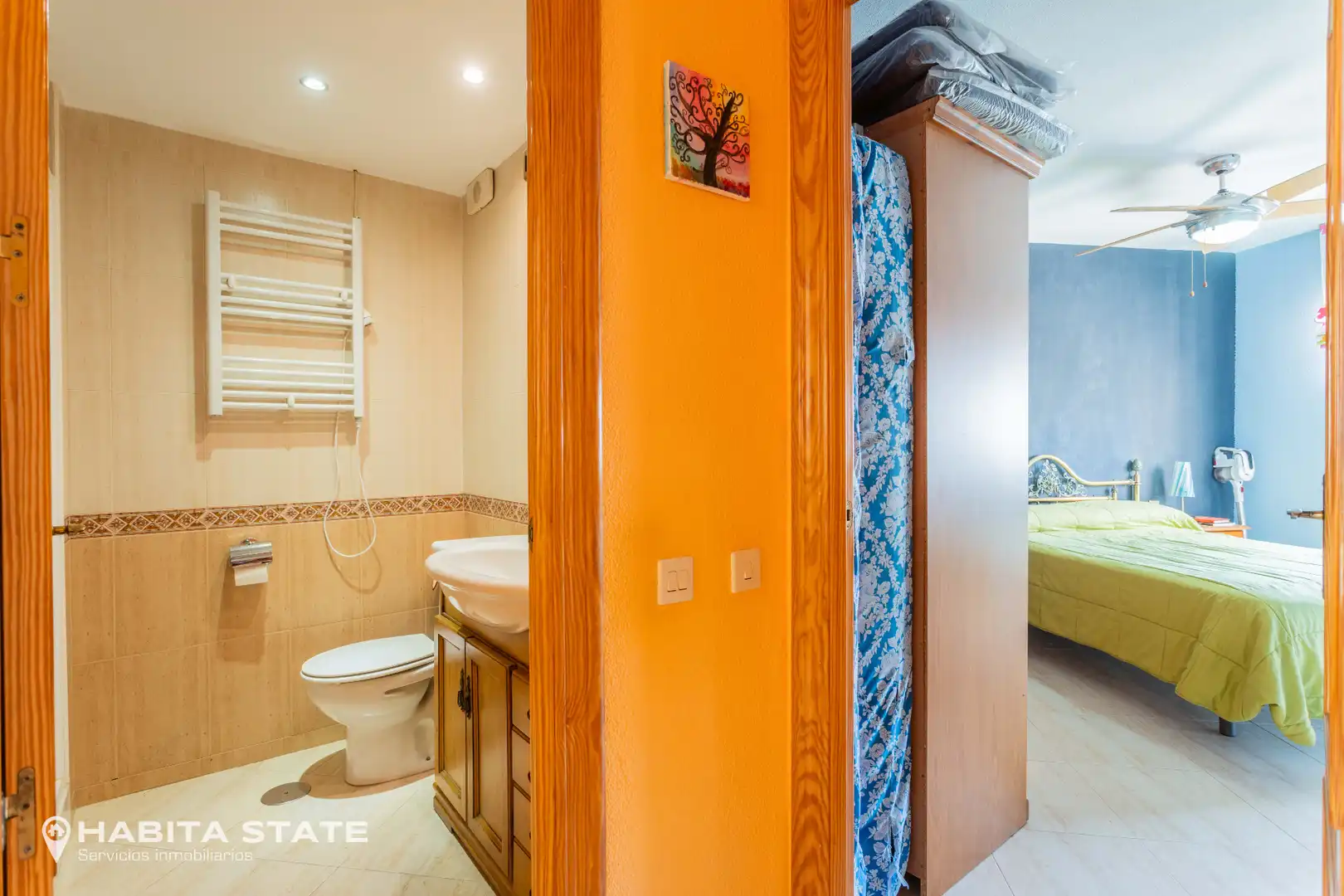 Baño de Apartamento en venta en Almería con Aire acondicionado, Calefacción y Terraza