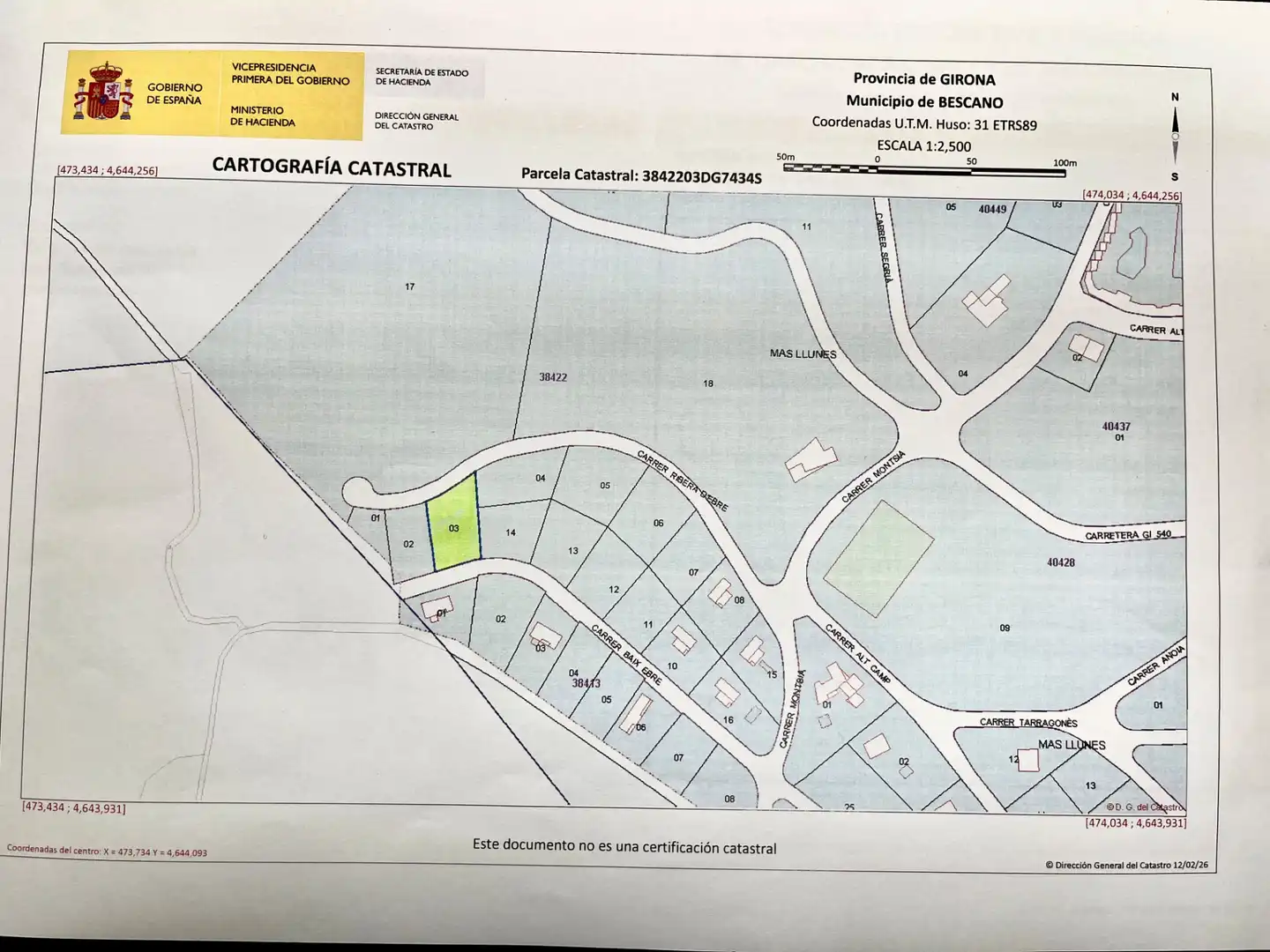 Residencial en venda en Bescanó