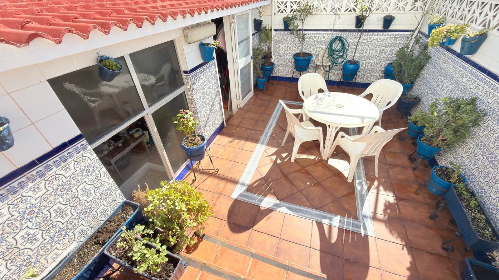 Terrassa de Casa adosada en venda en El Puerto de Santa María amb Traster