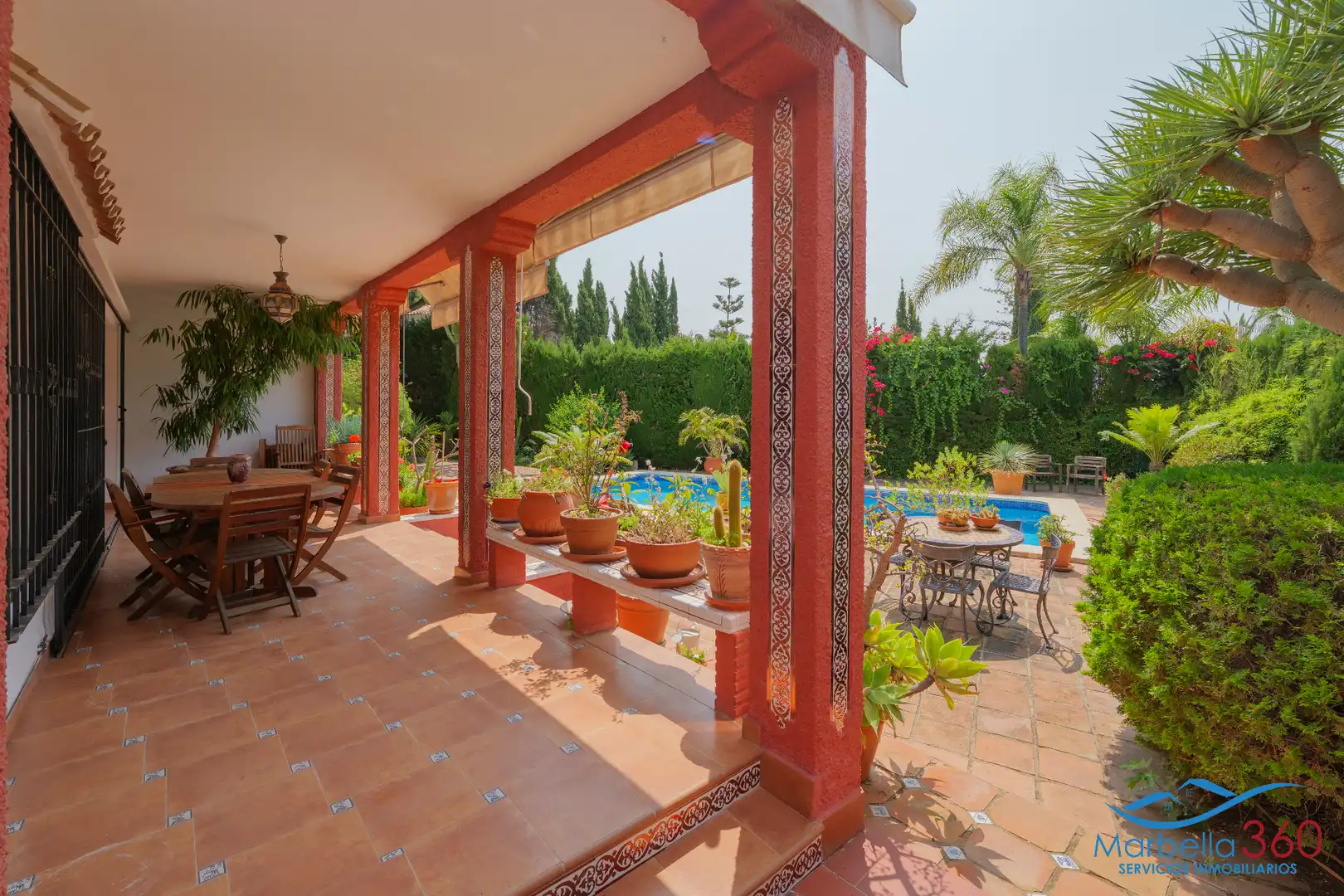 Jardín de Casa o chalet en venta en Marbella con Aire acondicionado, Jardín privado y Terraza