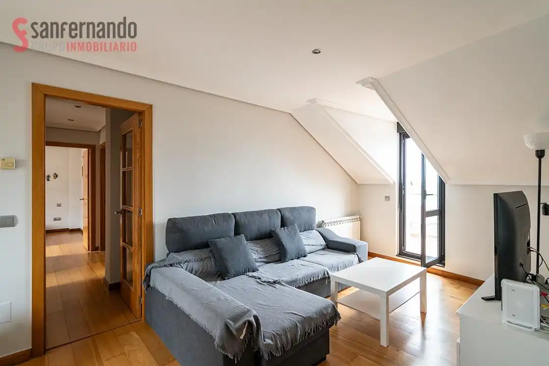 Sala de estar de Ático en venta en Suances con Calefacción y Terraza