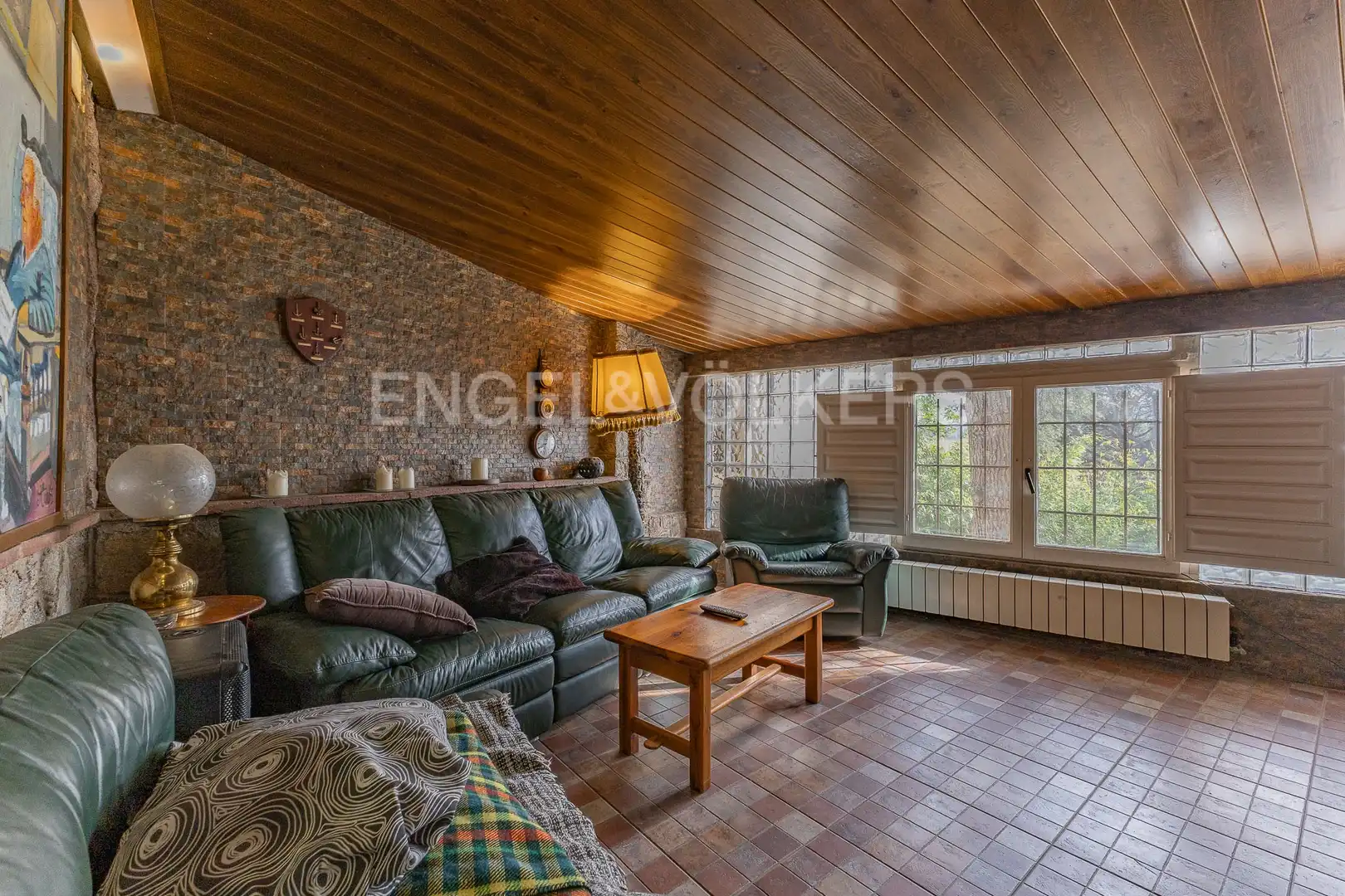 Sala d'estar de Casa o xalet en venda en Montornès del Vallès, Barcelona