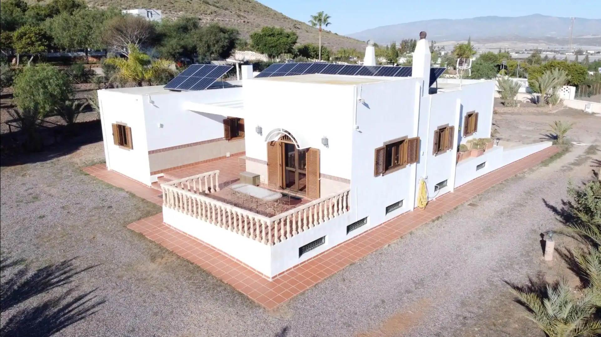 Vista exterior de Casa o chalet en venta en Níjar con Calefacción, Jardín privado y Terraza