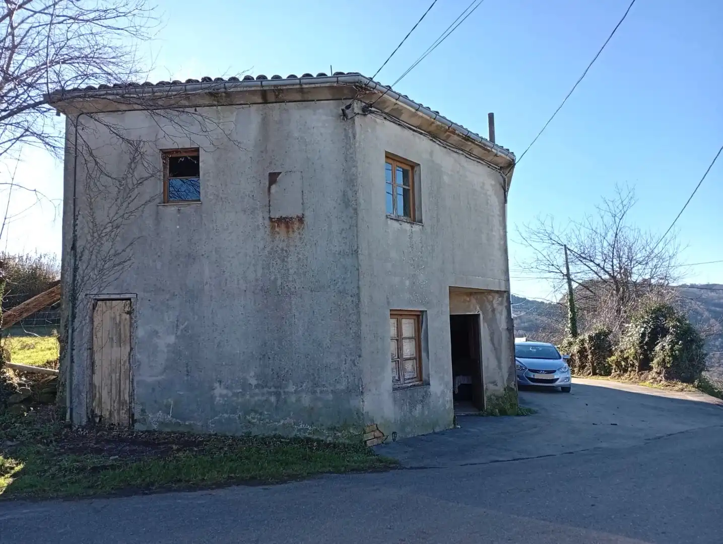 Vista exterior de Casa adosada en venta en Langreo