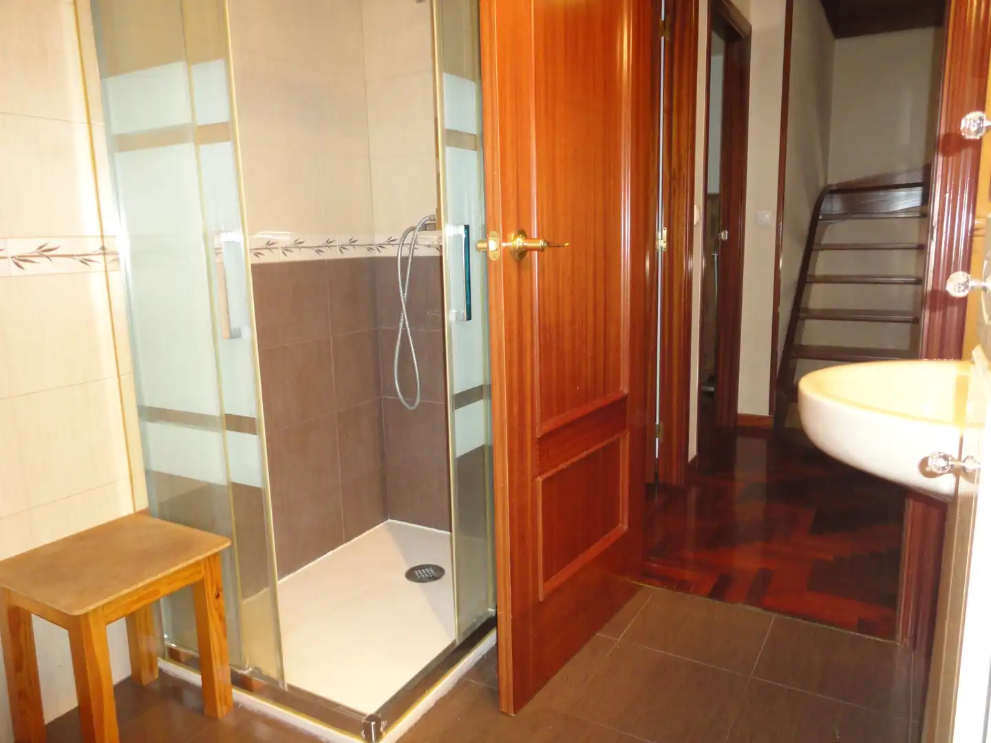 Baño de Casa adosada en venta en Arroyo de la Encomienda con Calefacción, Jardín privado y Parquet