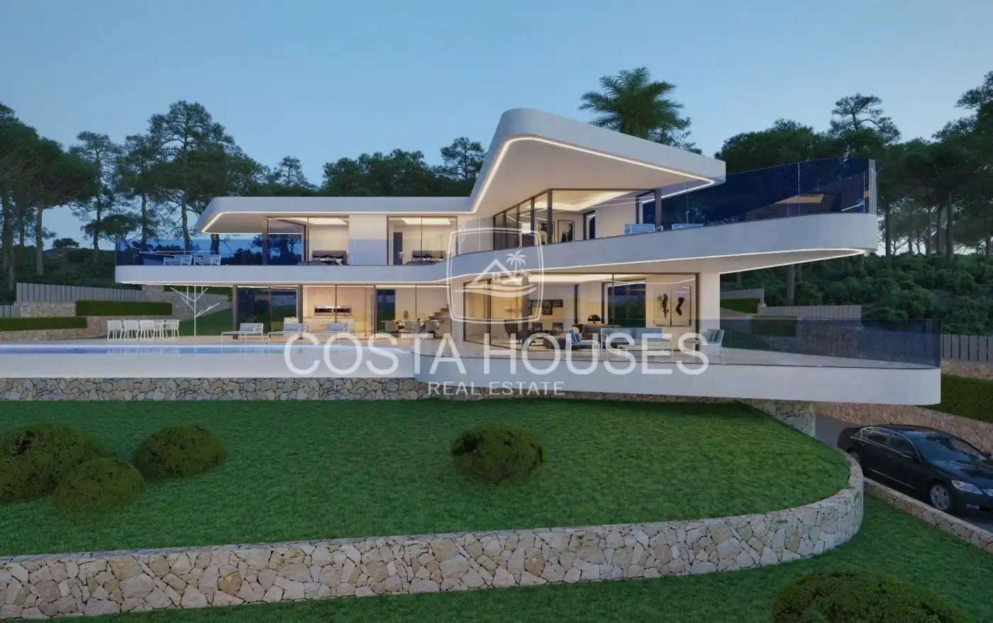 Exterior view of Houses for sale in Jávea / Xàbia  with Air Conditioner, Private garden and Terrace
