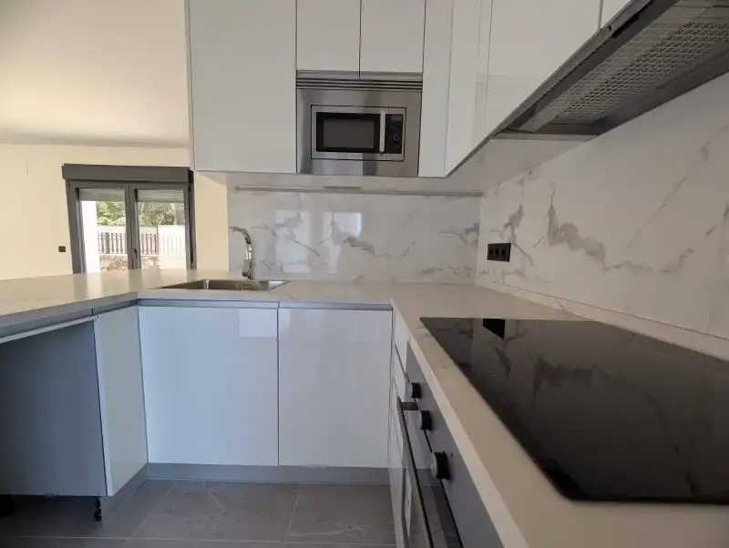 Cocina de Casa adosada en venta en El Espinar con Calefacción y Terraza