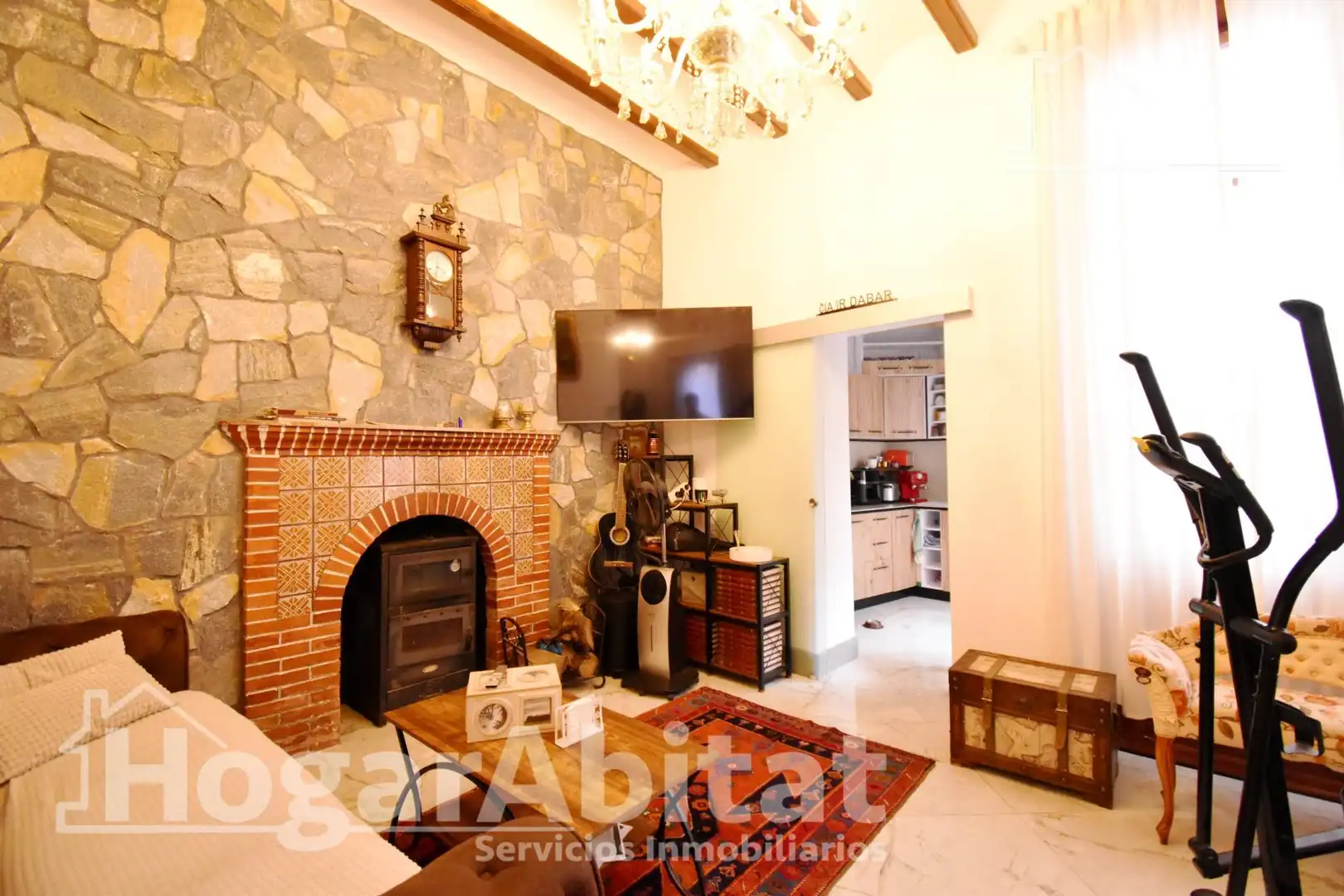 Sala d'estar de Casa o xalet en venda en Beniarjó amb Aire condicionat, Calefacció i Terrassa