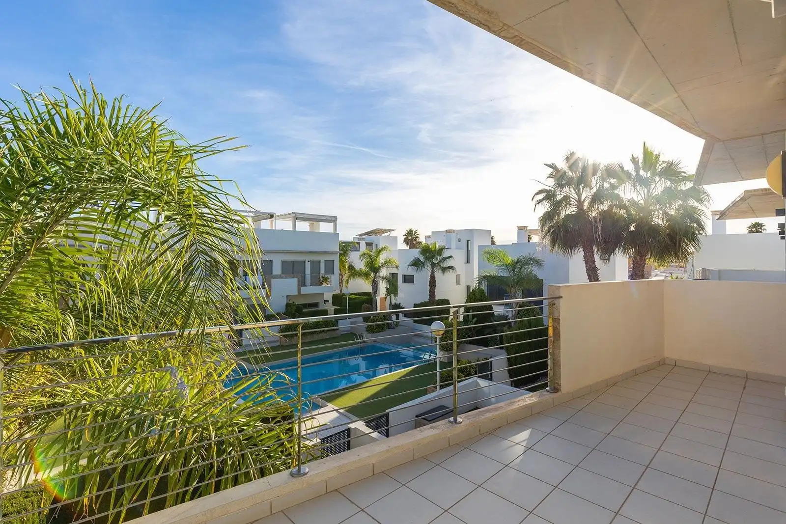 Terraza de Dúplex en venta en Rojales con Calefacción, Jardín privado y Piscina
