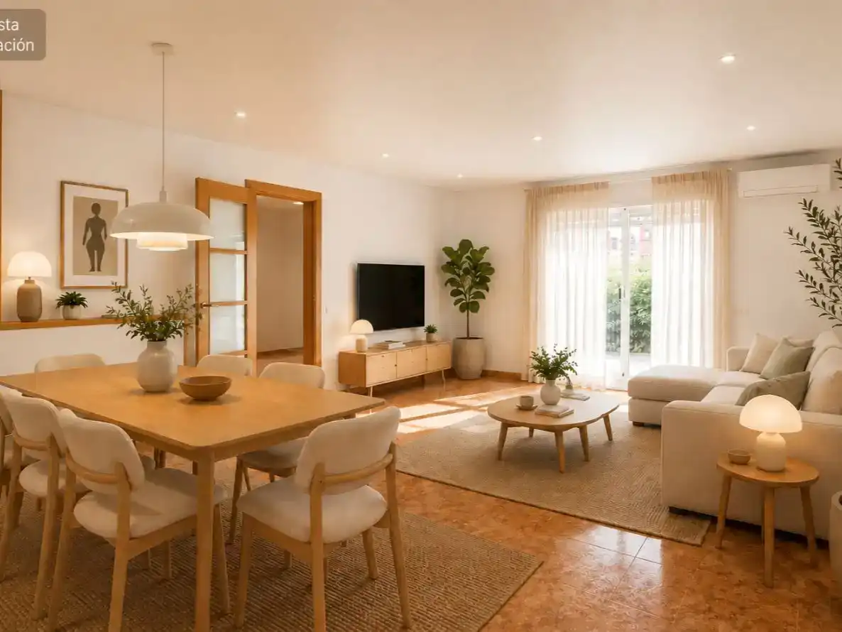 Sala d'estar de Pis en venda en Badalona