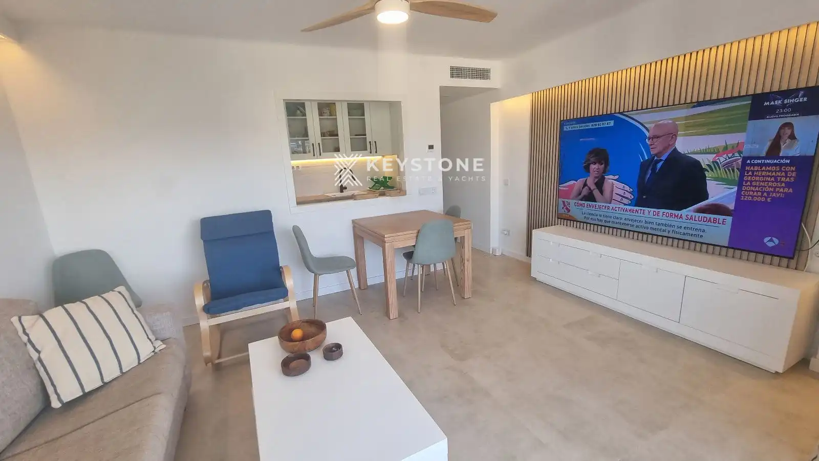 Wohnzimmer von Wohnung zur Miete in Calvià mit Terrasse, Schwimmbad und Gemeinschaftspool