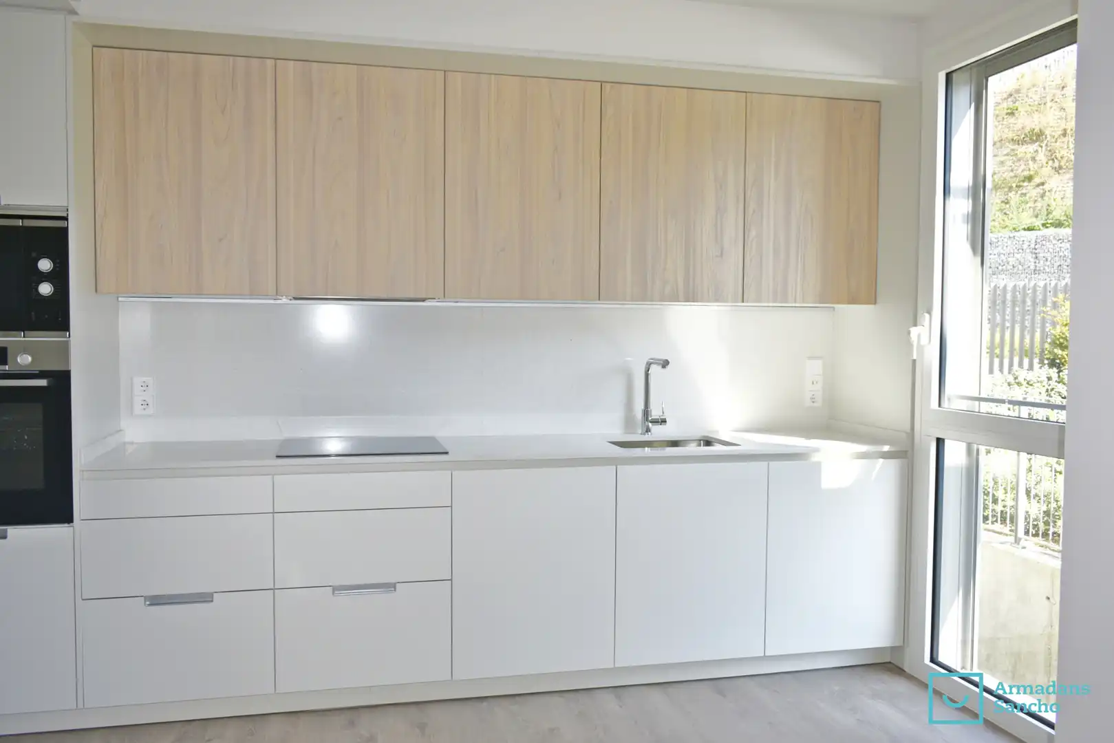 Cocina de Piso de alquiler en Tiana con Terraza