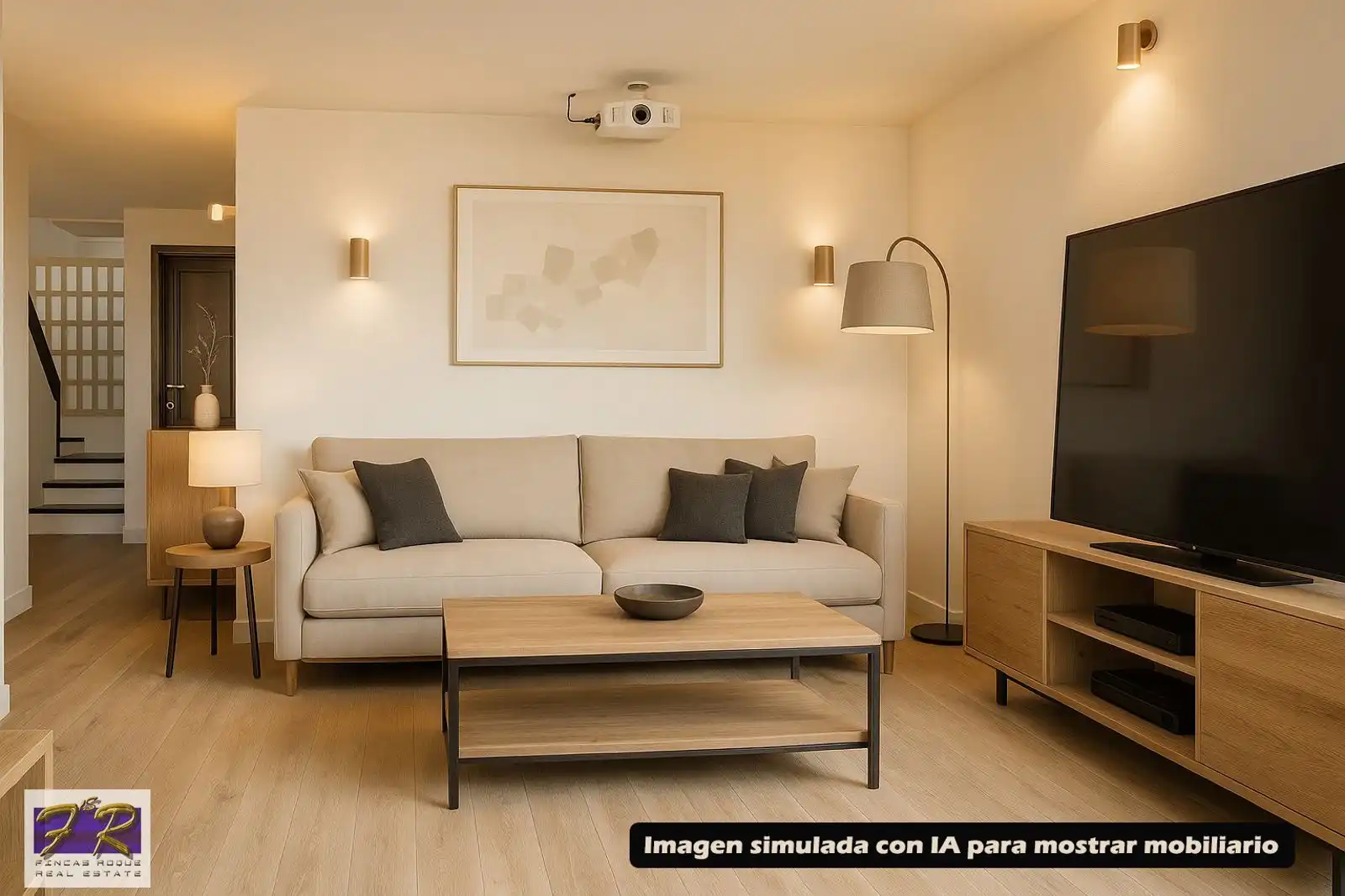 Sala d'estar de Casa o xalet en venda en Alcúdia amb Aire condicionat, Terrassa i Moblat