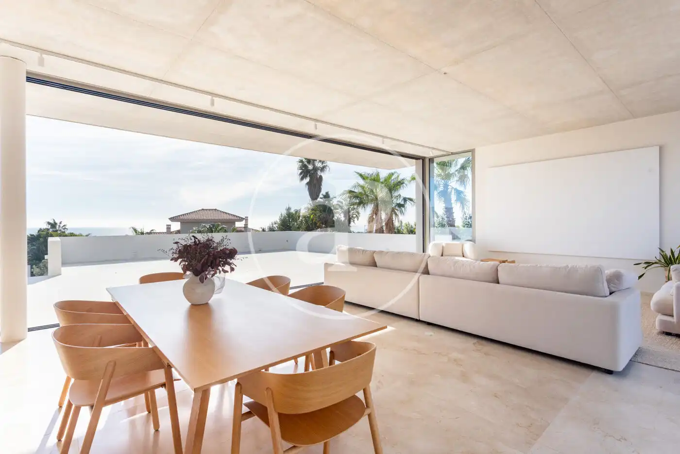 Living room of Houses for rent in Sitges  with Air Conditioner, Heating and Private garden