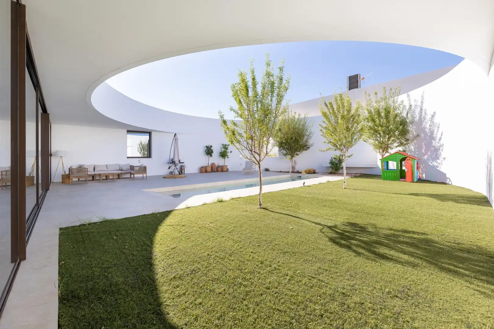 Terraza de Casa o chalet en venta en Albolote con Aire acondicionado, Calefacción y Jardín privado