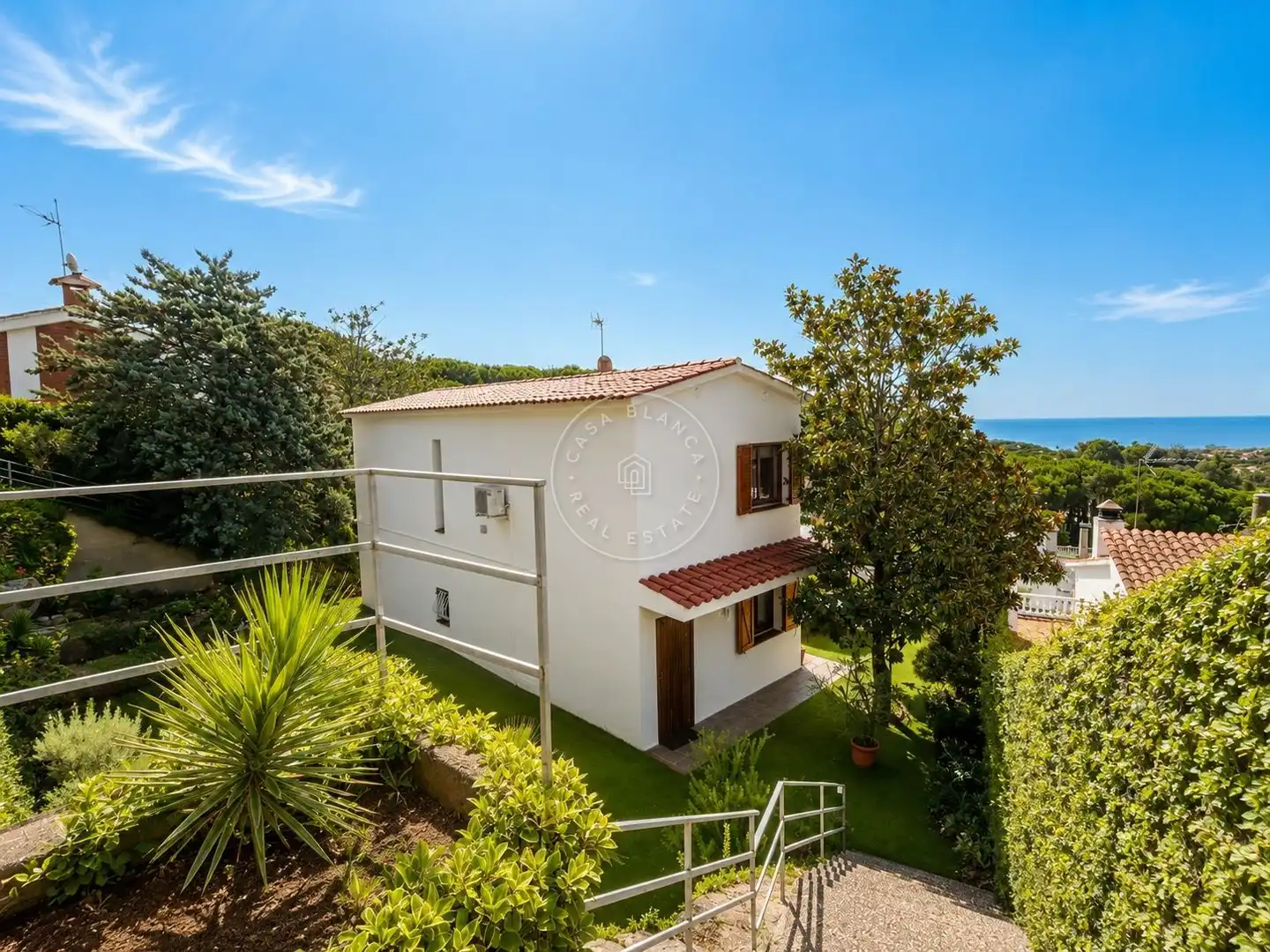 Exterior view of Houses for sale in Lloret de Mar  with Air Conditioner, Heating and Private garden