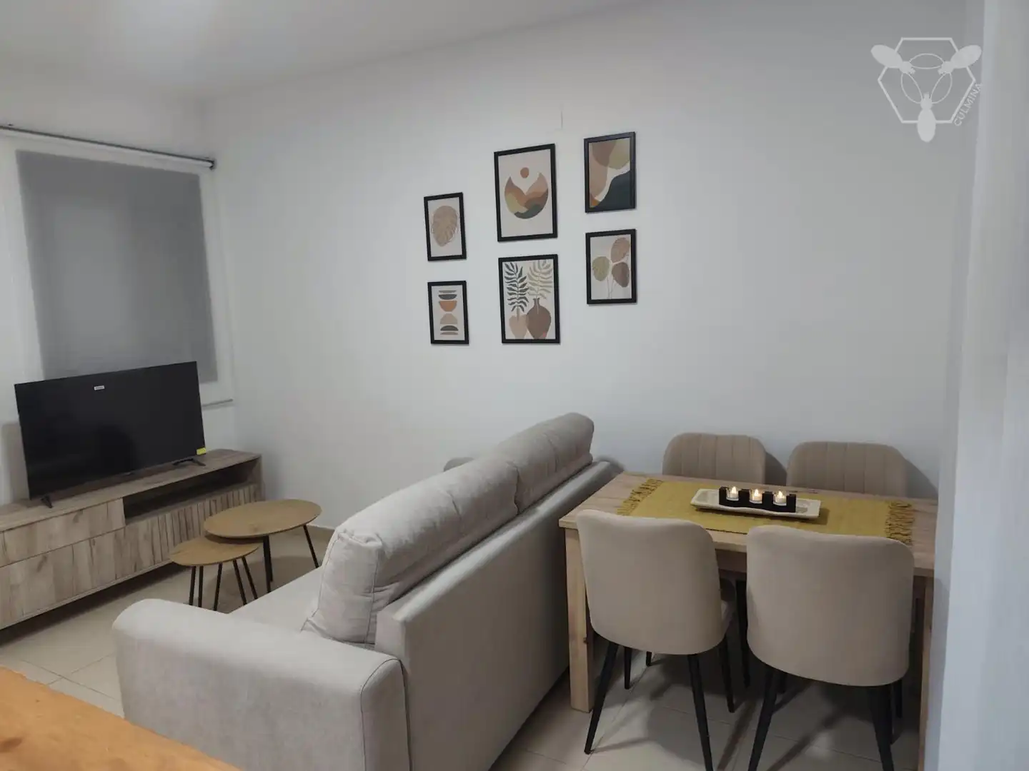 Sala de estar de Ático de alquiler en Las Colonias