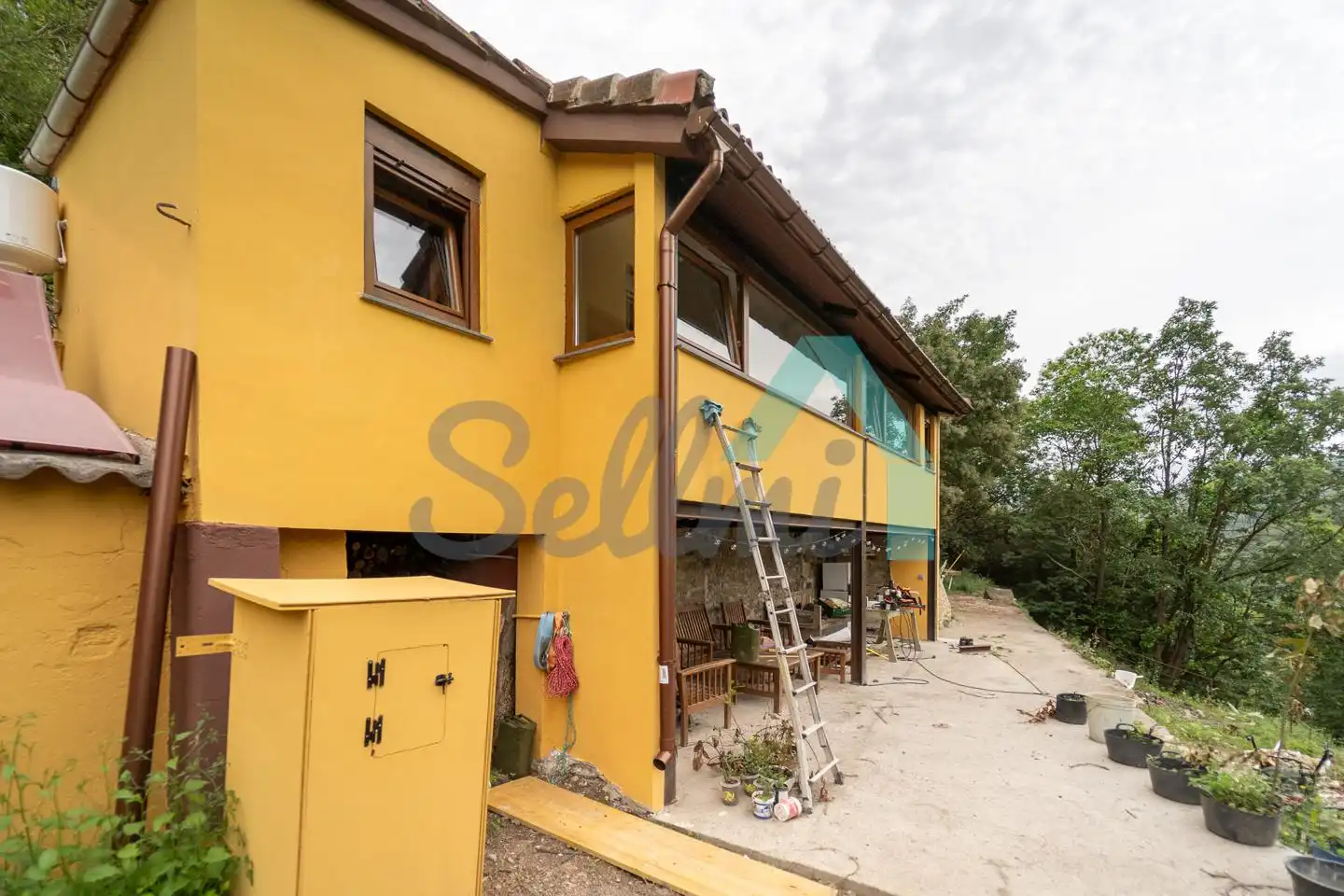 Exterior view of Houses for rent in Mieres (Asturias)  with Heating, Private garden and Parquet flooring