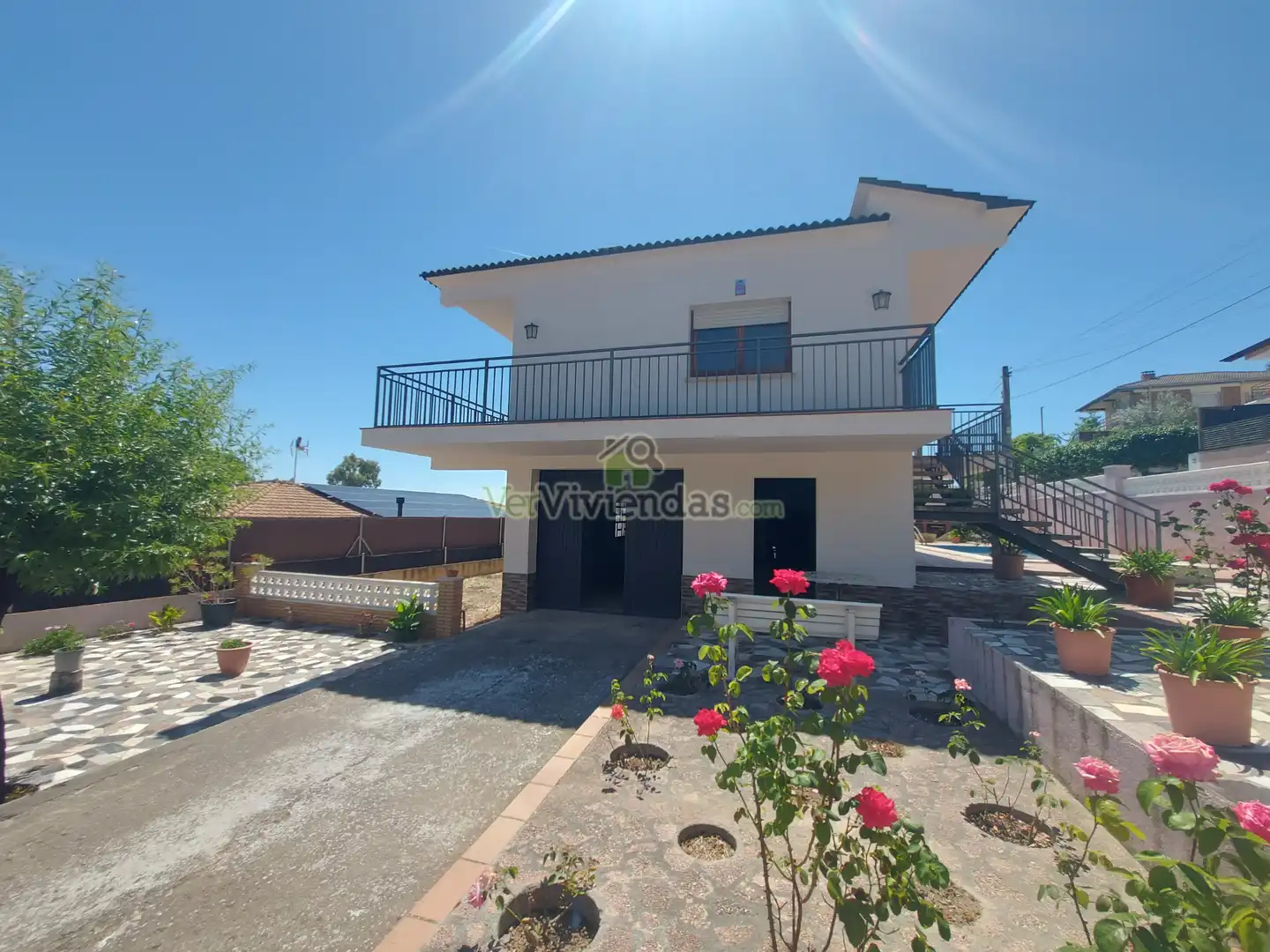 Vista exterior de Casa o xalet en venda en Piera amb Jardí privat, Terrassa i Piscina