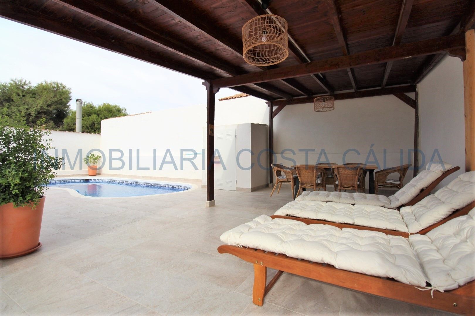 Terrassa de Casa o xalet en venda en Águilas amb Calefacció, Jardí privat i Terrassa