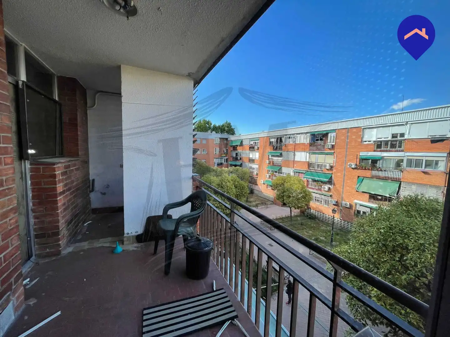 Balcony of Flat for sale in Madrid  with Heating, Terrace and Alarm