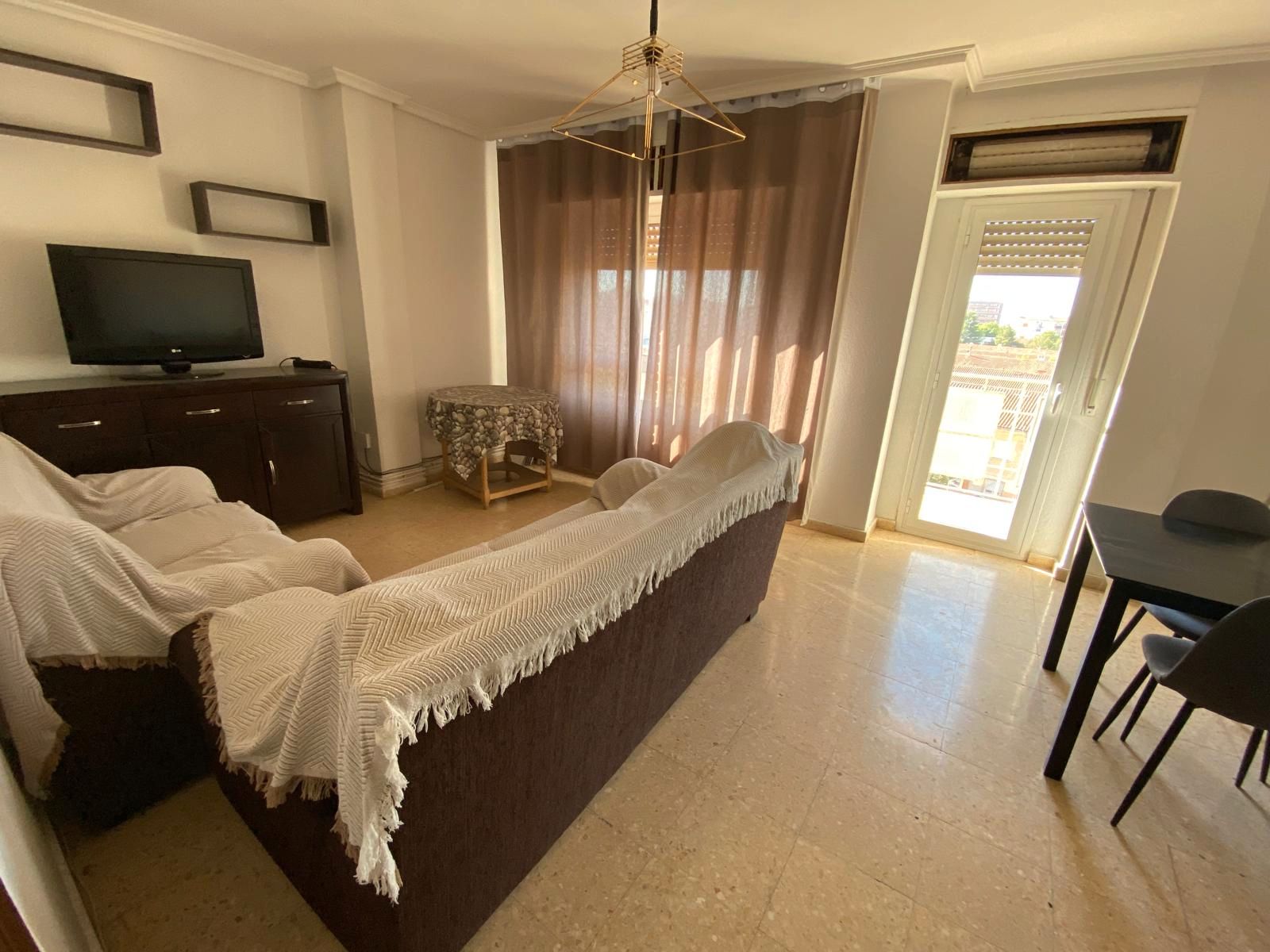 Living room of Flat to rent in  Albacete Capital  with Heating, Furnished and Internet