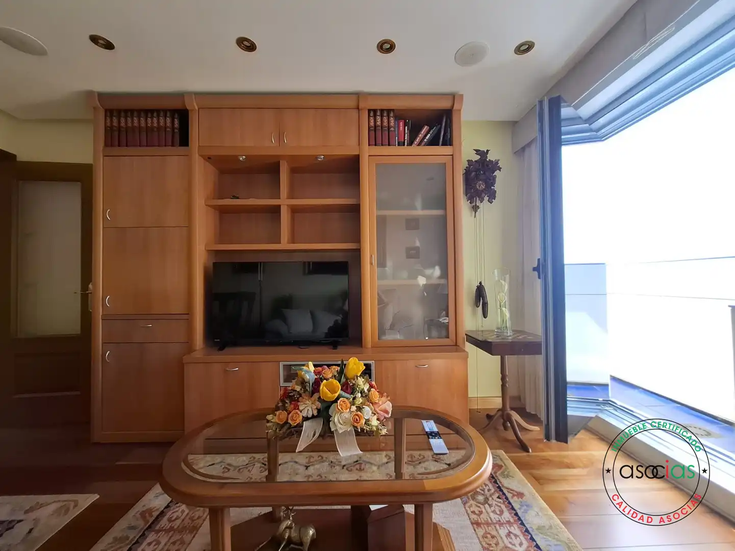 Wohnzimmer von Wohnung zum Verkauf in Gijón  mit Heizung, Terrasse und Abstellraum