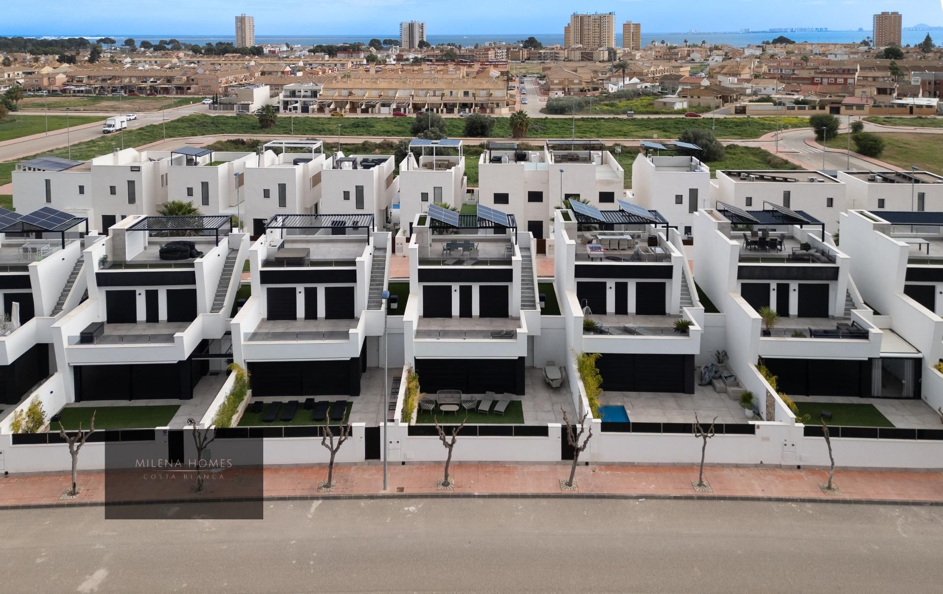 Exterior view of House or chalet for sale in San Javier  with Air Conditioner, Private garden and Terrace