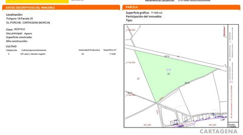 Foto 4 de Terreno en venta en Lugar el Porche, 1, Alumbres - Escombreras, Cartagena