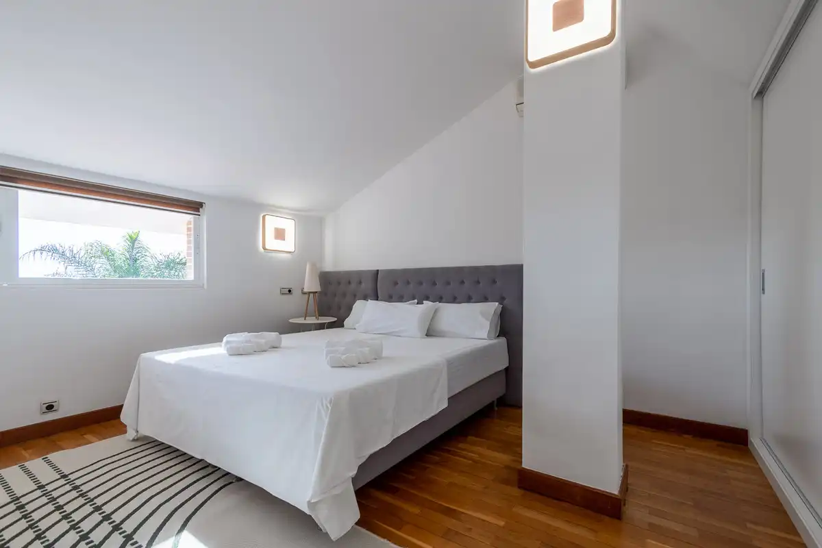 Bedroom of Houses for rent in Estepona  with Air Conditioner, Private garden and Terrace