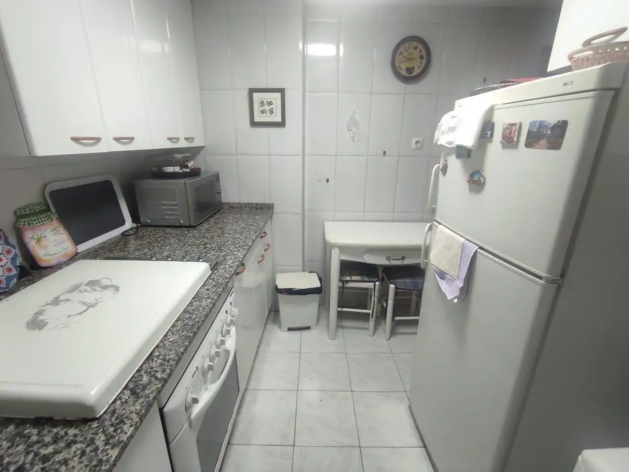Kitchen of Flat for sale in Santander  with Parquet flooring, Furnished and Balcony