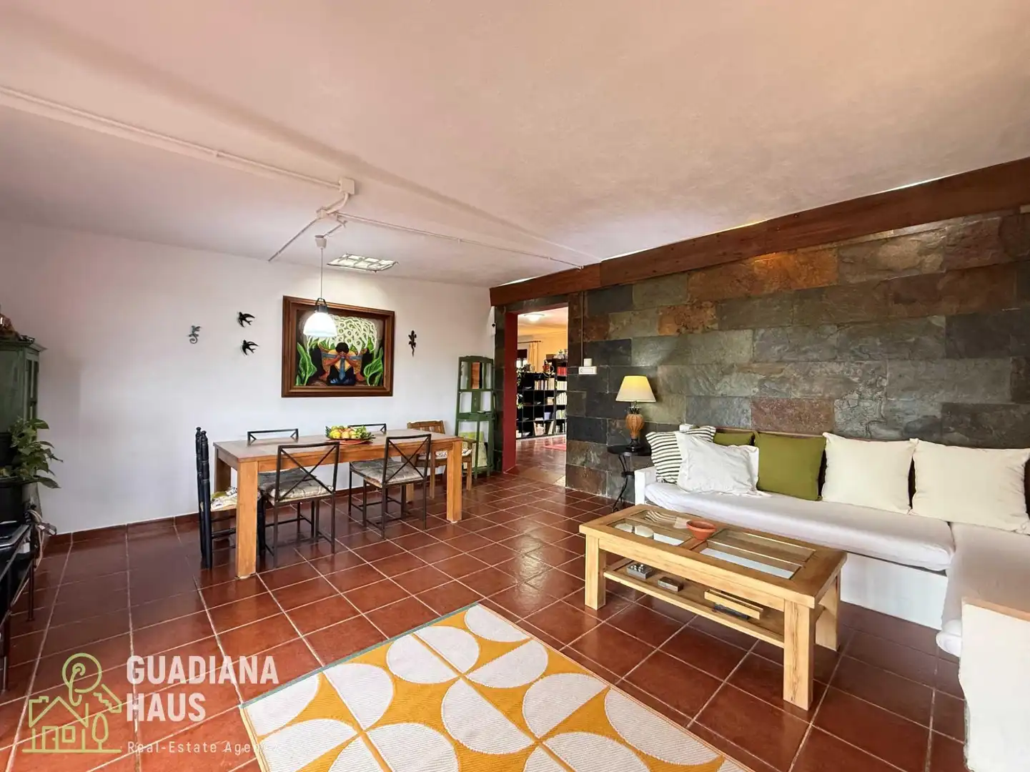 Sala de estar de Finca rústica en venta en Lepe con Trastero y Piscina