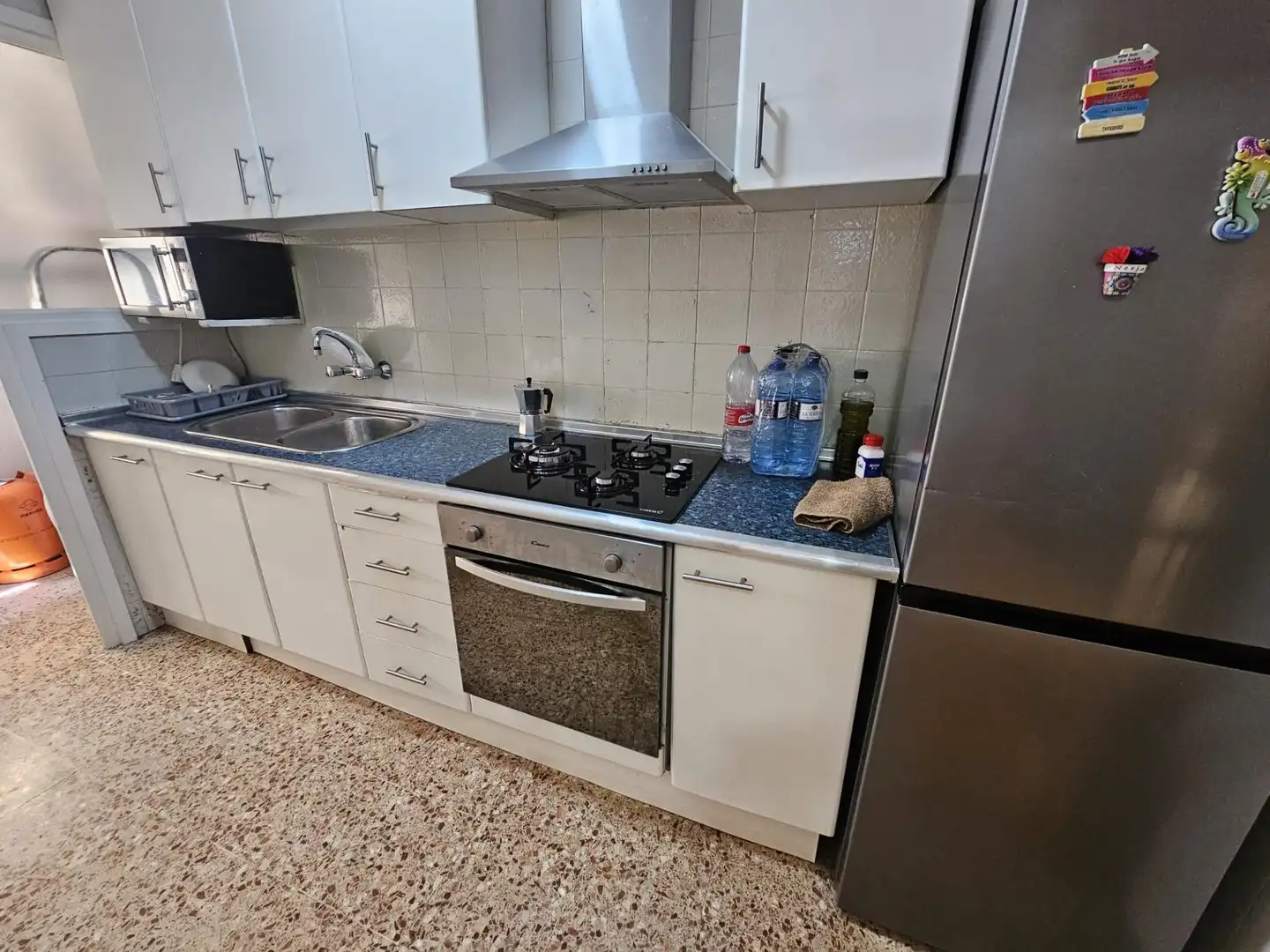 Cocina de Piso en venta en Tavernes de la Valldigna con Aire acondicionado, Terraza y Amueblado