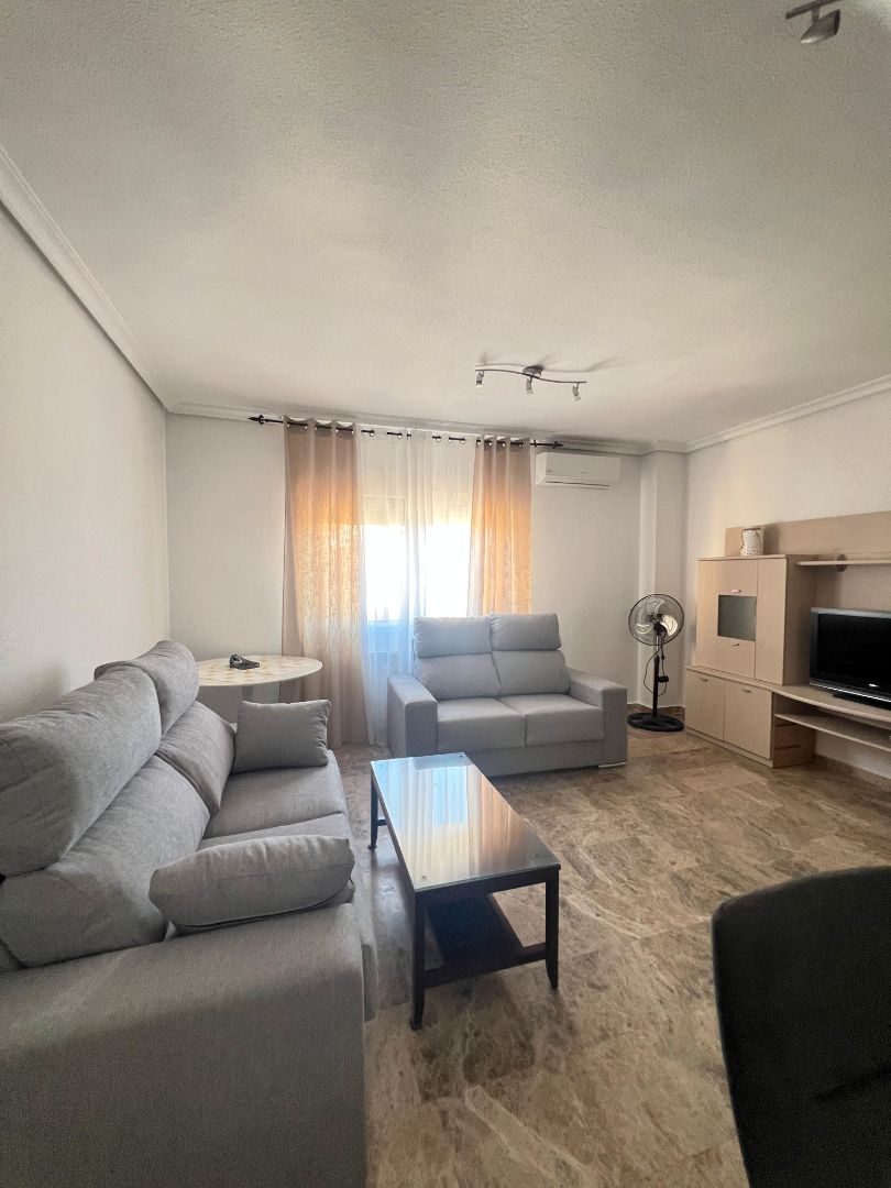 Sala d'estar de Pis de lloguer en Ciudad Real Capital amb Aire condicionat, Calefacció i Moblat