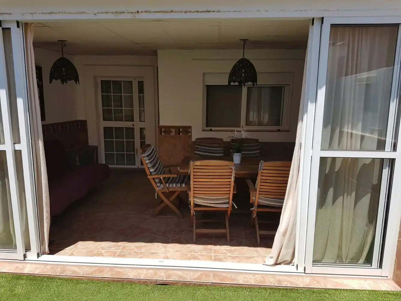 Terrassa de Casa adosada en venda en Algeciras amb Jardí privat, Traster i Moblat
