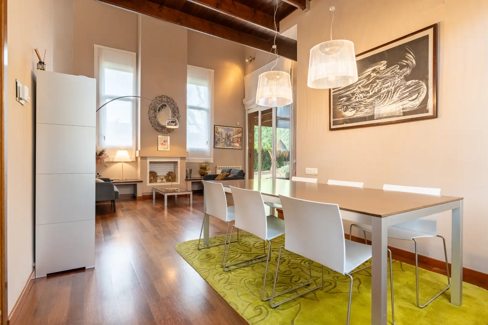 Esszimmer von Haus oder Chalet zum Verkauf in Reus mit Privatgarten, Parkett und Schwimmbad