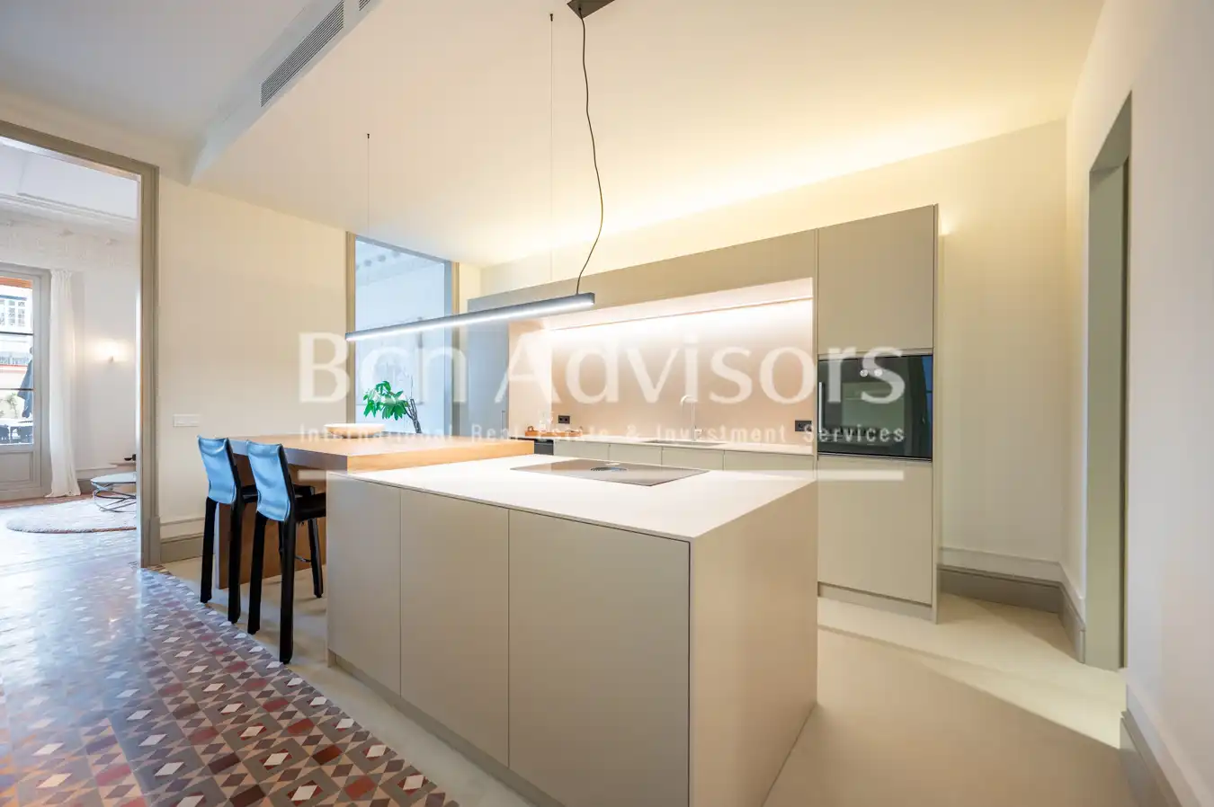 Cocina de Piso en venta en Barcelona con Aire acondicionado, Calefacción y Parquet