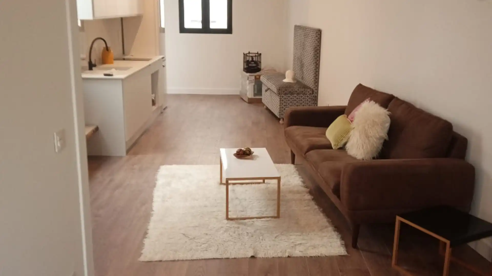 Sala de estar de Piso en venta en  Madrid Capital con Aire acondicionado, Horno y Lavadora