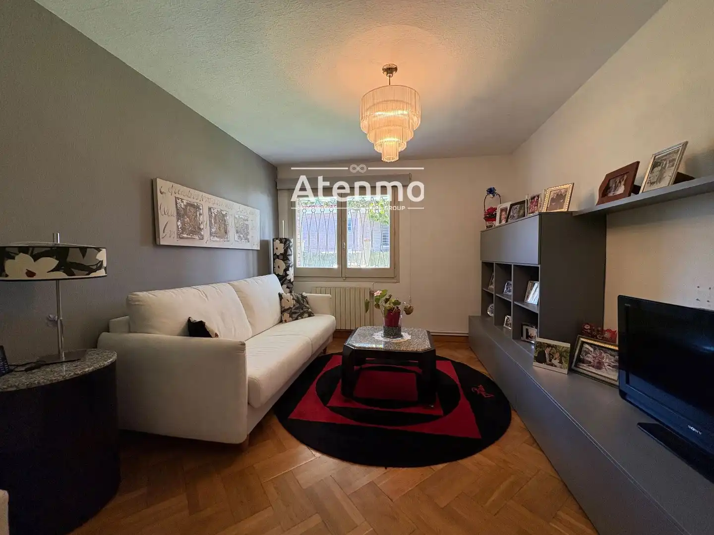 Sala de estar de Piso en venta en Barcelona con Calefacción, Jardín privado y Terraza