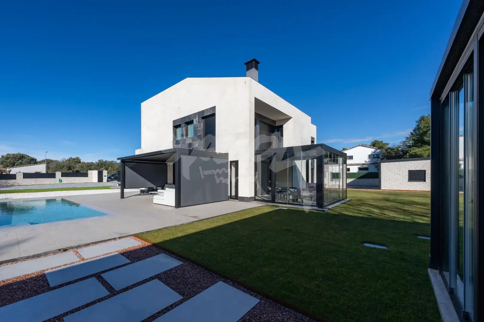 Vista exterior de Casa o xalet en venda en Colmenarejo amb Calefacció, Jardí privat i Terrassa