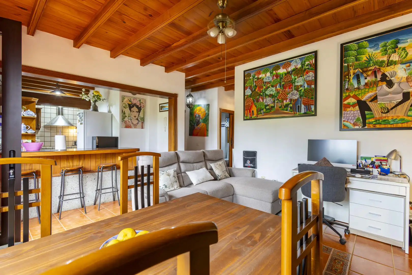 Sala de estar de Piso en venta en Tacoronte con Jardín privado, Terraza y Trastero