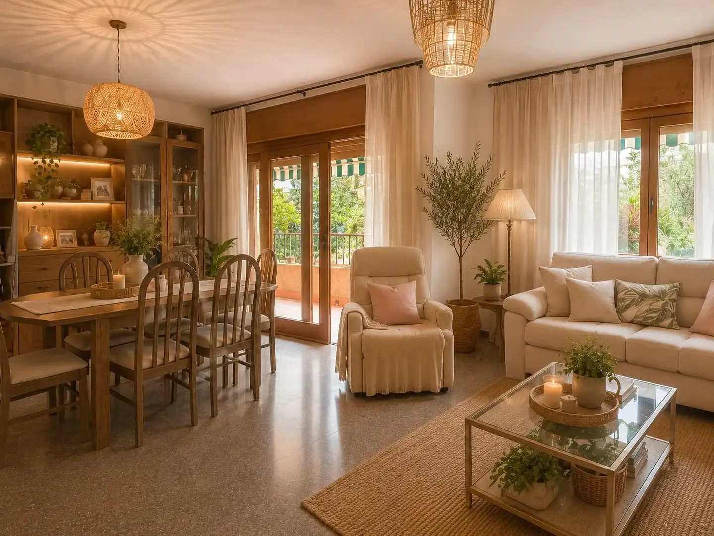 Sala de estar de Piso en venta en Águilas con Amueblado y Balcón