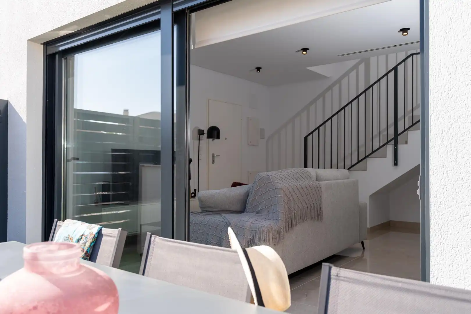 Terraza de Casa adosada en venta en Santa Pola con Aire acondicionado, Jardín privado y Terraza